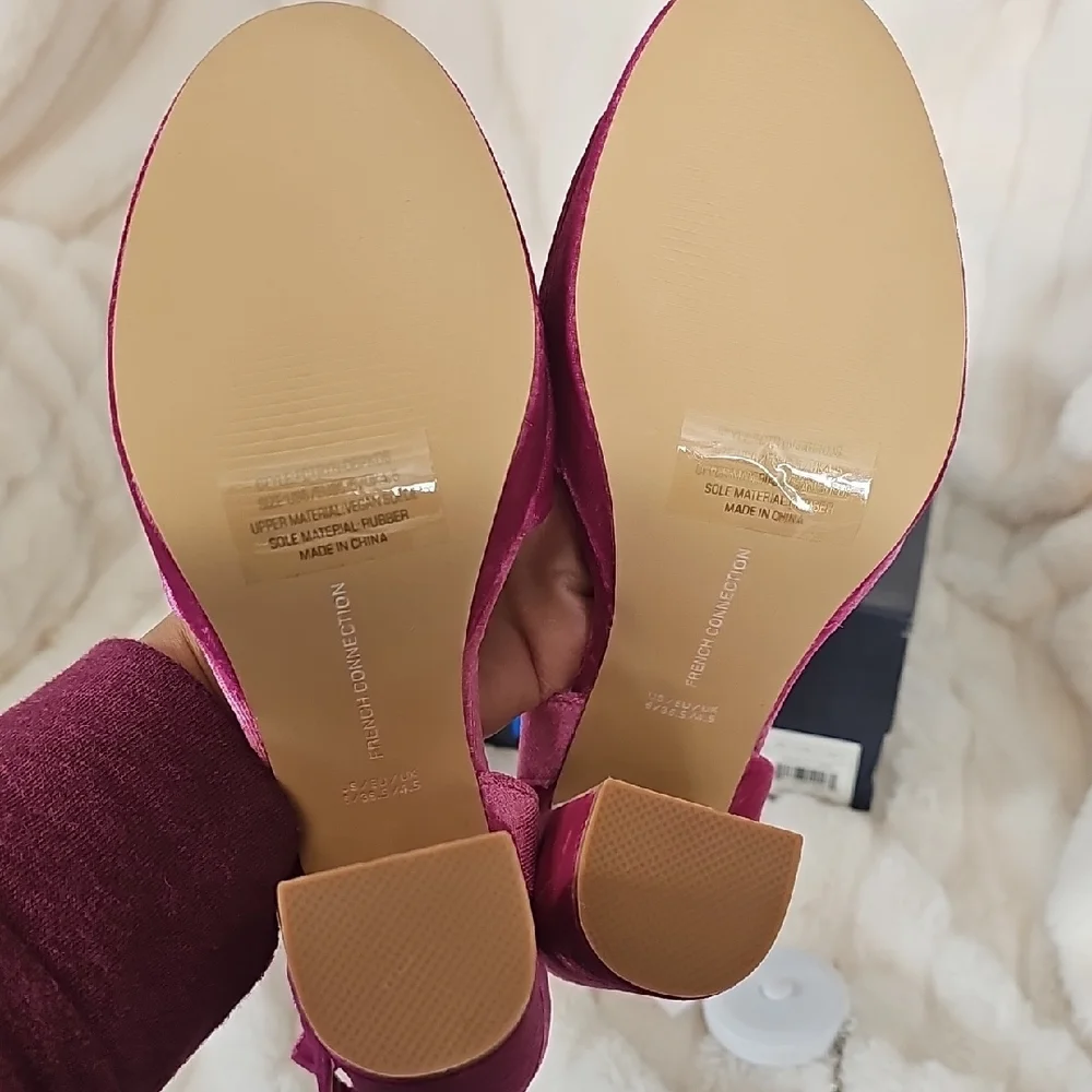French Connection Pink Platform Heels